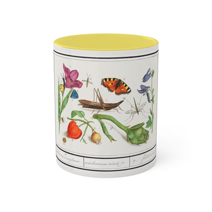Natural History Ensemble, No. 17 by Anselmus Boëtius de Boodt Colorful Mugs, 11oz