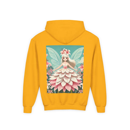 Lily Fairy in Bloom Youth Hooded Sweatshirt – Grace, Beauty & Gentle Magic
