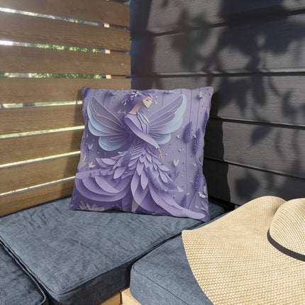 Lavender Fairy Outdoor Pillows
