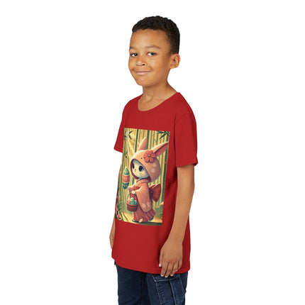 Geisha Kitten’s Easter Stroll Youth Short Sleeve Tee