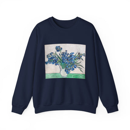Irises by Vincent Van Gogh Heavy Blend™ Crewneck Sweatshirt