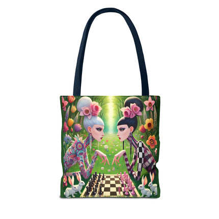 The Spring Gambit: A Fairy’s Move Tote Bag – Whimsical Chess & Spring Magic