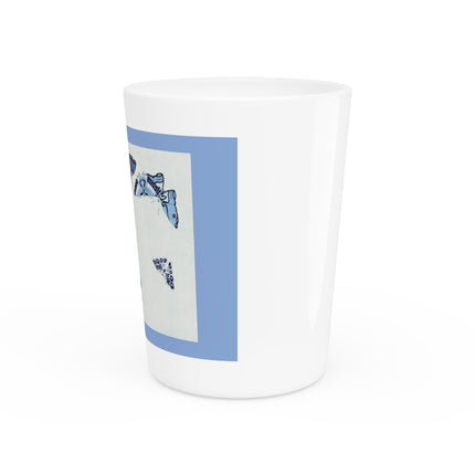 One Thousand Butterflies by Kamisaka Sekka Ceramic Shot Glass