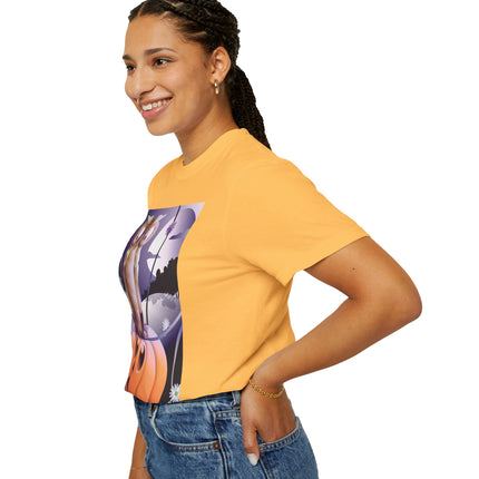 The Startled Pumpkin Unisex Garment-Dyed T-shirt