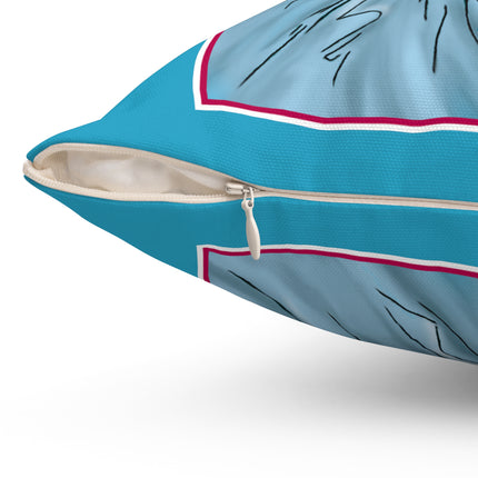 The Enchanting Painter: A Fairy's Artistic Touch Spun Polyester Square Pillow