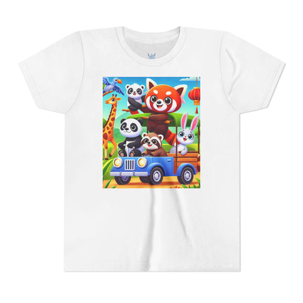 Safari Friends on the Move Youth Short Sleeve Tee