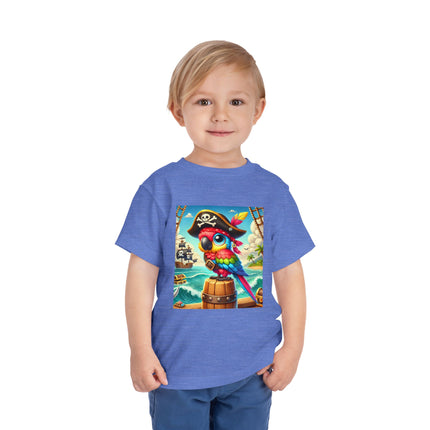 Captain Parrot and the Treasure Seas Toddler Short Sleeve Tee
