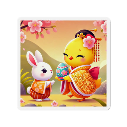 Whimsical Springtime Exchange Die-Cut Magnets (5 Sizes)