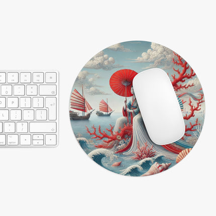 Ladies by the Quiet Sea Mouse Pad