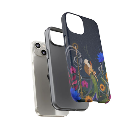 🌙🕯️ The Lady Of The Midnight Garden Phone Case – Art Deco Nocturne