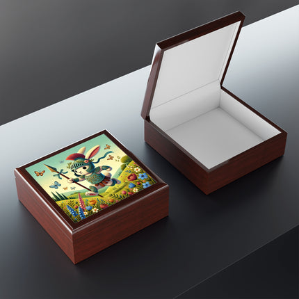Rabbit Gladiator Jewelry Box