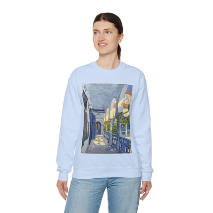 Gallery of a Moroccan Riad by George Gaudion Heavy Blend™ Crewneck Sweatshirt
