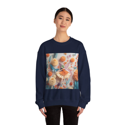 Dahlia Fairy Unisex Heavy Blend™ Crewneck Sweatshirt