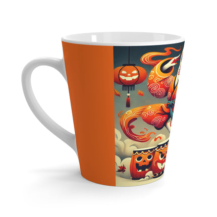 Jack-O’-Lantern Drums & The Kabuki Latte Mug