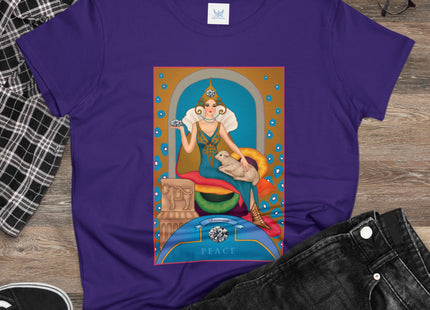 April & Diamond (from the Gem Series) by Sofia Chiostri Women's Midweight Cotton Tee