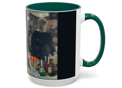A Bar at the Folies-Bergère by Edouard Manet Colorful Mugs (11oz, 15oz)