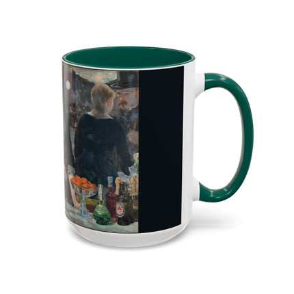 A Bar at the Folies-Bergère by Edouard Manet Colorful Mugs (11oz, 15oz)
