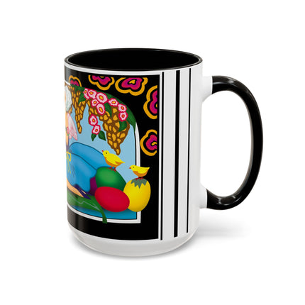 Blooms and Chicks Colorful Mugs (11oz, 15oz)