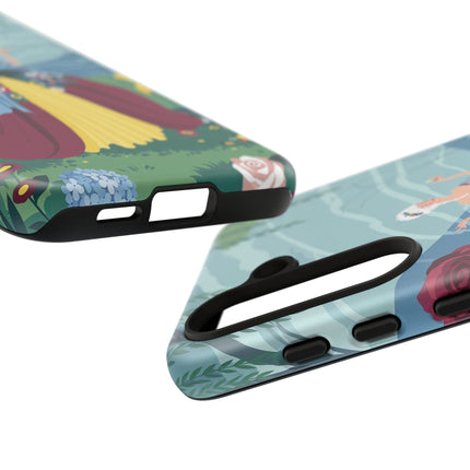 🌹🌿 The Willow Garden Promenade Phone Case – Art Deco Floral Elegance