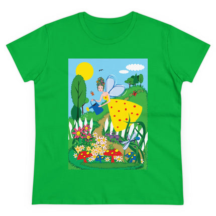 Garden Magic Women's Midweight Cotton Tee