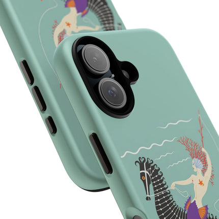Mermaid on Seahorse Phone Case – Mythic Ocean Grace