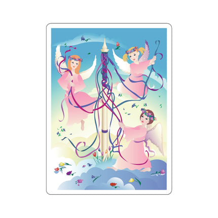 Angelic Revelry Kiss-Cut Stickers (4 Sizes)