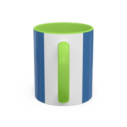 🎿🎄 The Christmas Holly Skier Colorful Mug – Whimsical Holiday Fantasy