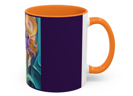 The Elegant Iris Flower Colorful Mugs (11oz, 15oz)