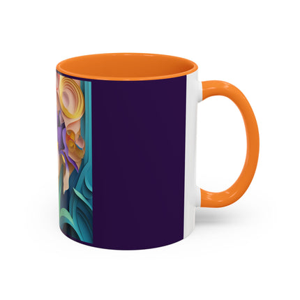 The Elegant Iris Flower Colorful Mugs (11oz, 15oz)