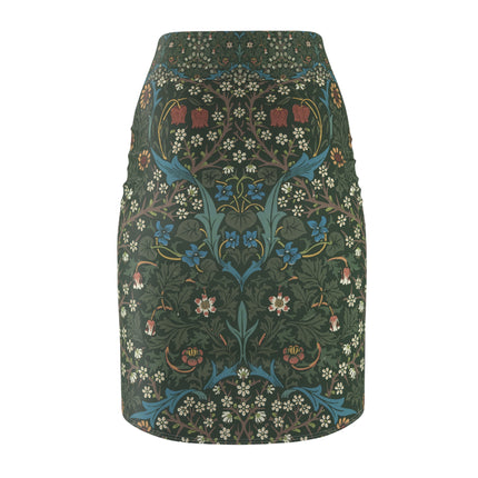 Blackthorn by William Morris Women's Pencil Skirt (AOP)