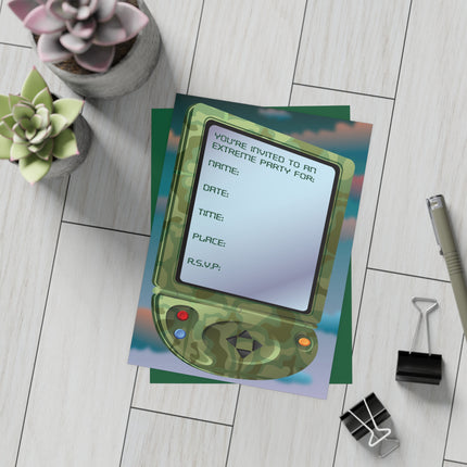 Extreme Party Invitation Postcards (envelopes included) - Bundles of 10, 30, 50 Pieces