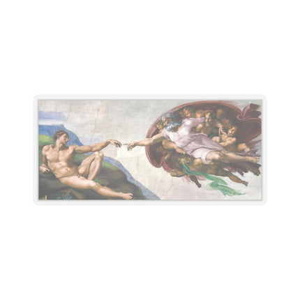 The Creation of Adam by Michelangelo Buonarroti Kiss-Cut Stickers (4 Stickers)