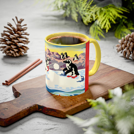 Snowball Shenanigans Colorful Mugs (11oz, 15oz)