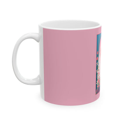 August & Peridot (from the Gem Series) by Sofia Chiostri Ceramic Mug 11oz