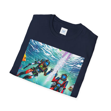 FBI Robot Dive Team Softstyle T-Shirt