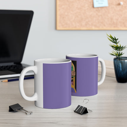 October & Opal, Tourmaline (from the Gem Series) by Sofia Chiostri Ceramic Mug 11oz