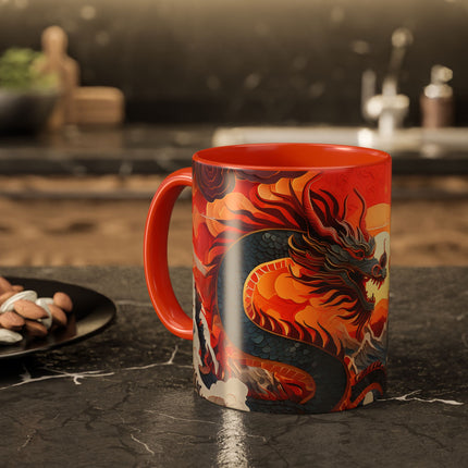 Emergence of the Dragon Colorful Mugs (11oz, 15oz)