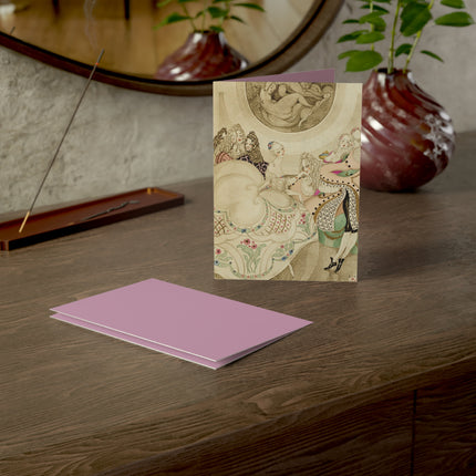 Sur talons rouges (On Red Heels) pl 01 by Gerda Wegener Greeting Cards (1, 10, 30, and 50pcs)