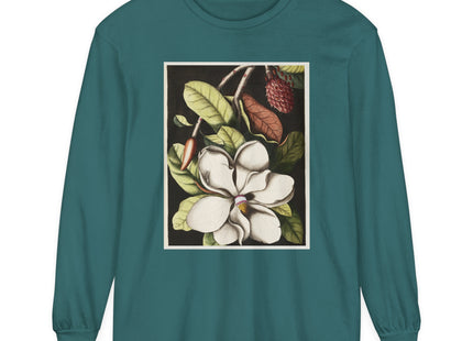 Natural History Plate 61 by Mark Catesby Garment-dyed Long Sleeve T-Shirt