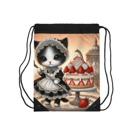 The Patisserie Kitten Drawstring Bag – Sweet Charm & Storybook Delight