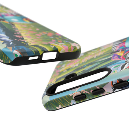 Stripes on Wheels Phone Cases