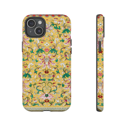 Yellow Botanical Pattern by Owen Jones Phone Cases