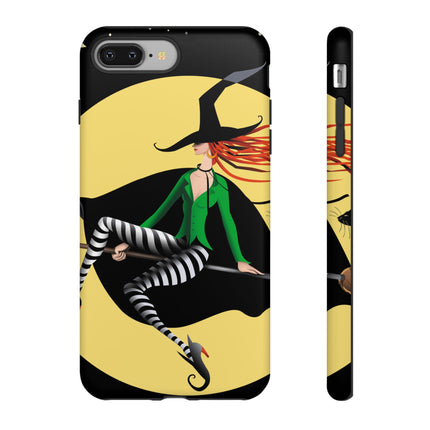 A Witch’s Moonlit Flight Phone Cases