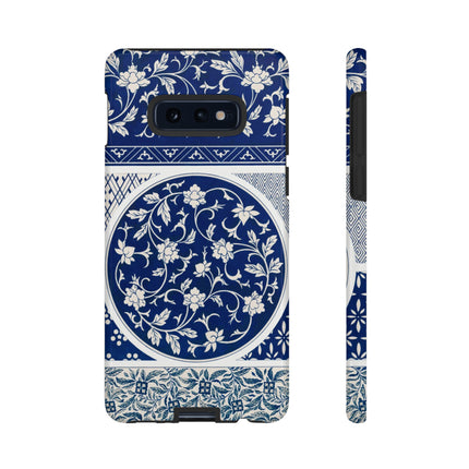 Blue Flower Pattern by Owen Jones Phone Cases