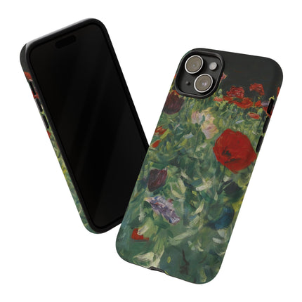 Poppies (A Study of Poppies for Carnation, Lily, Lily, Rose) by John Singer Sargent Phone Cases