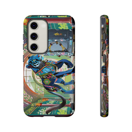 Cyber Panther's Hunt Phone Cases