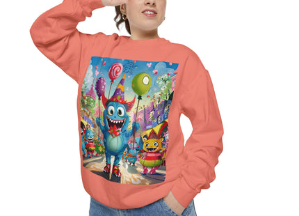 Monster Parade Madness Unisex Garment-Dyed Sweatshirt