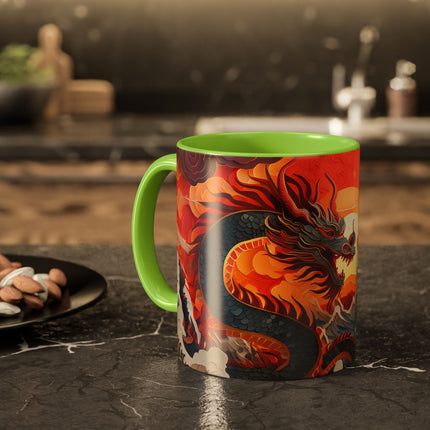 Emergence of the Dragon Colorful Mugs (11oz, 15oz)