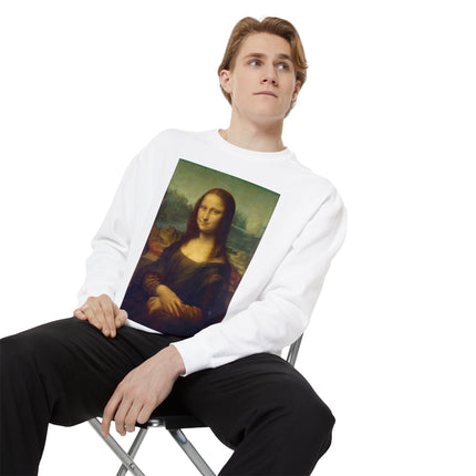 Mona Lisa by Leonardo da Vinci Unisex Garment-Dyed Sweatshirt