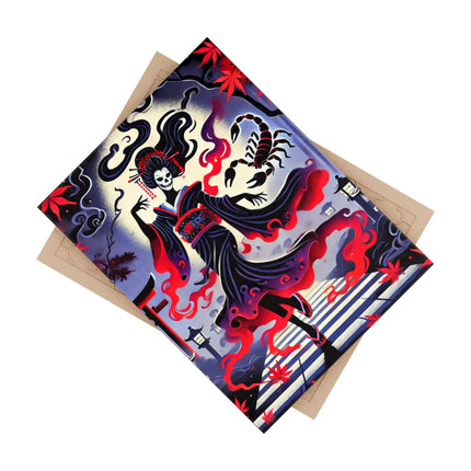 Halloween Sorceress Ceramic Tile